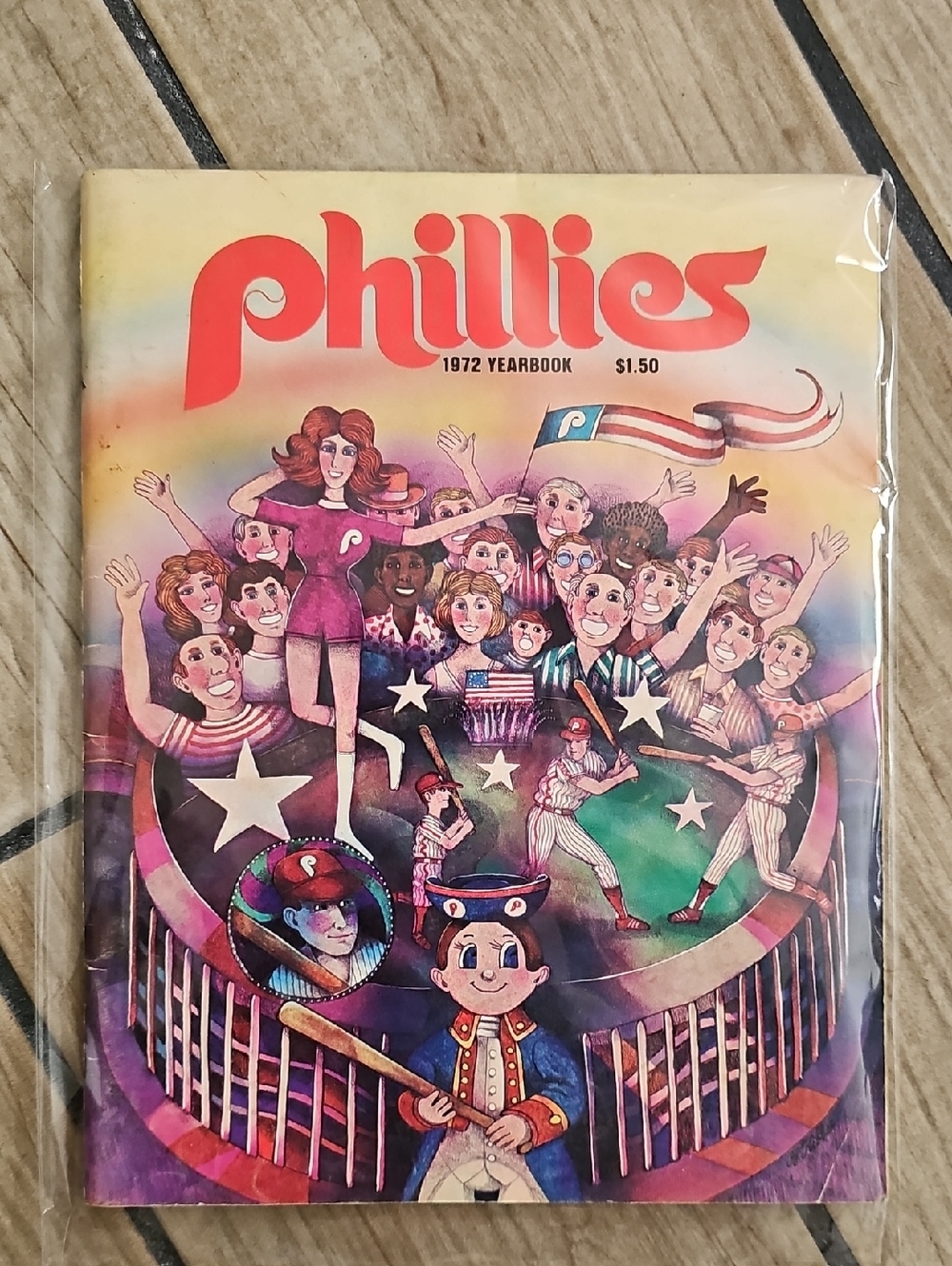 The Philadelphia Phillies Vintage 1972 Official Baseball Yearbook